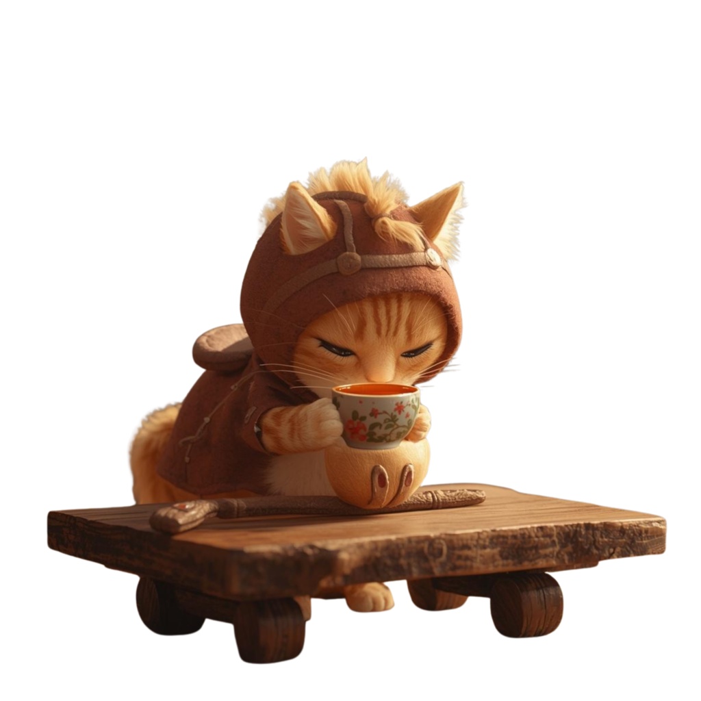 【ClipArt】2026年 うま年かぶりもの猫 20種セット