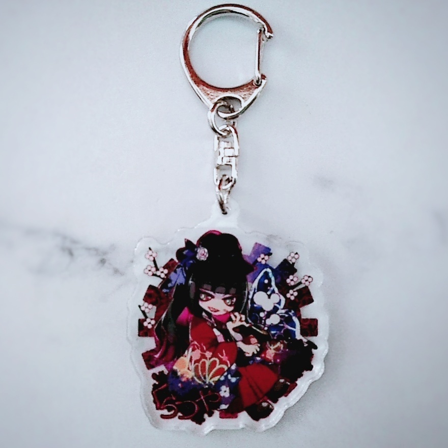 くらつやさんアクリルキーホルダー オリジナルキャラクター 和風 個性 340