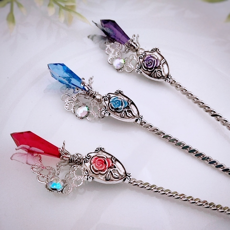 魔法の杖 かんざし ドール小物 レッド 初級魔法 メイジ専用 火属性 シルバー 397 くらつや Booth 魔法の杖 かんざし ドール小物 レッド 初級魔法 メイジ専用 火属性 シルバー 397 くらつや Booth