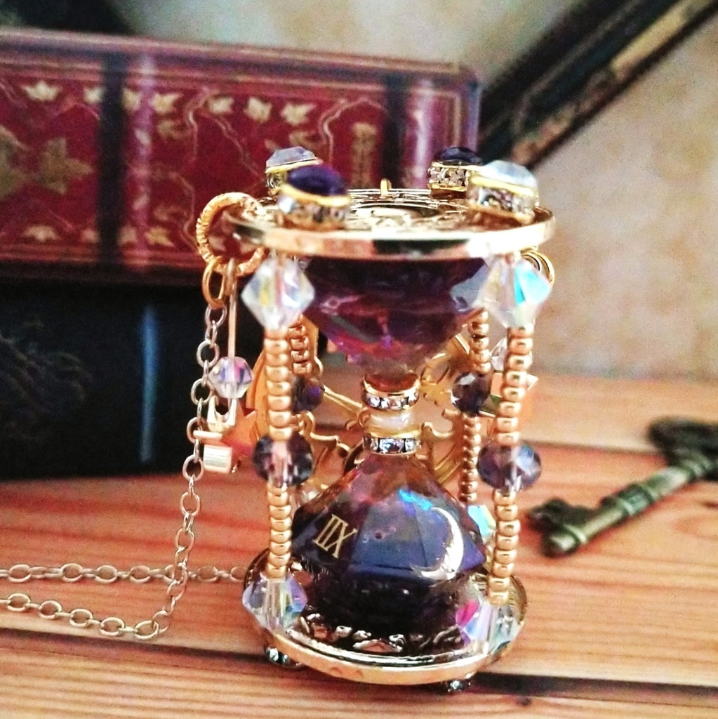 星屑時計のネックレス 精霊魔法 ブルー パープル 上級魔法 ハイウィザード専用 669 670