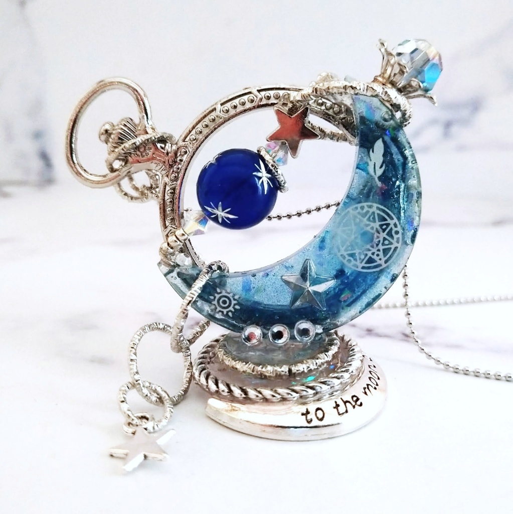 自立型天体ネックレス ゴールド シルバー 上級魔法 光属性 673 674