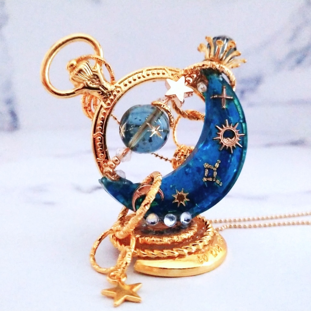 自立型天体ネックレス ゴールド シルバー 上級魔法 光属性 673 674