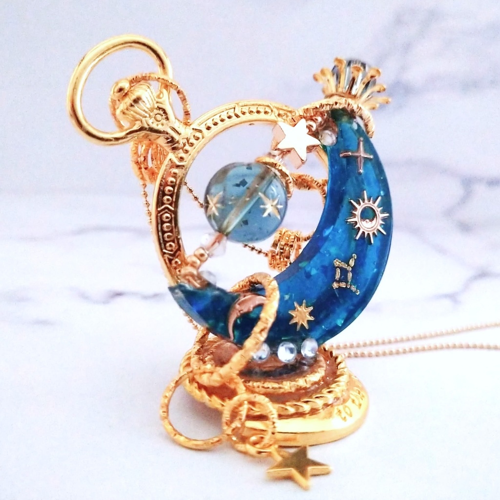 自立型天体ネックレス ゴールド シルバー 上級魔法 光属性 673 674