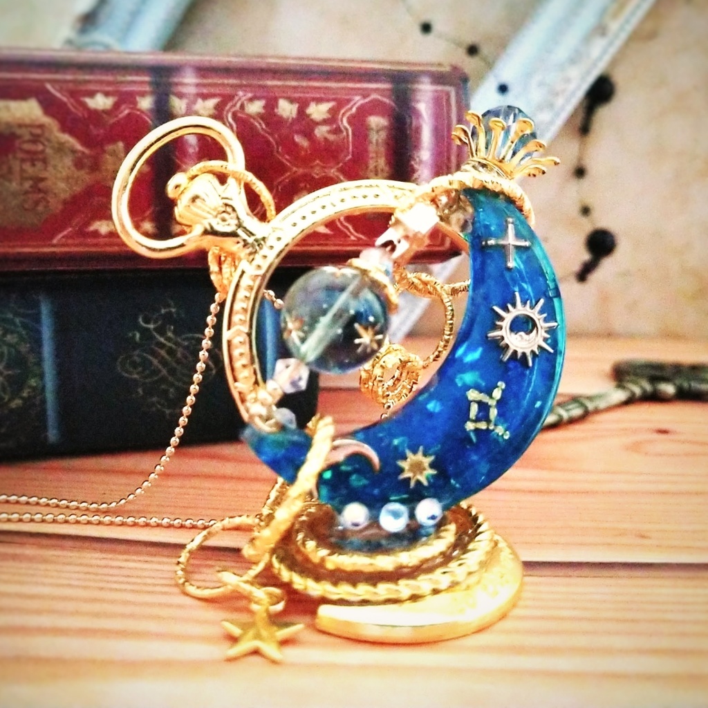 自立型天体ネックレス ゴールド シルバー 上級魔法 光属性 673 674