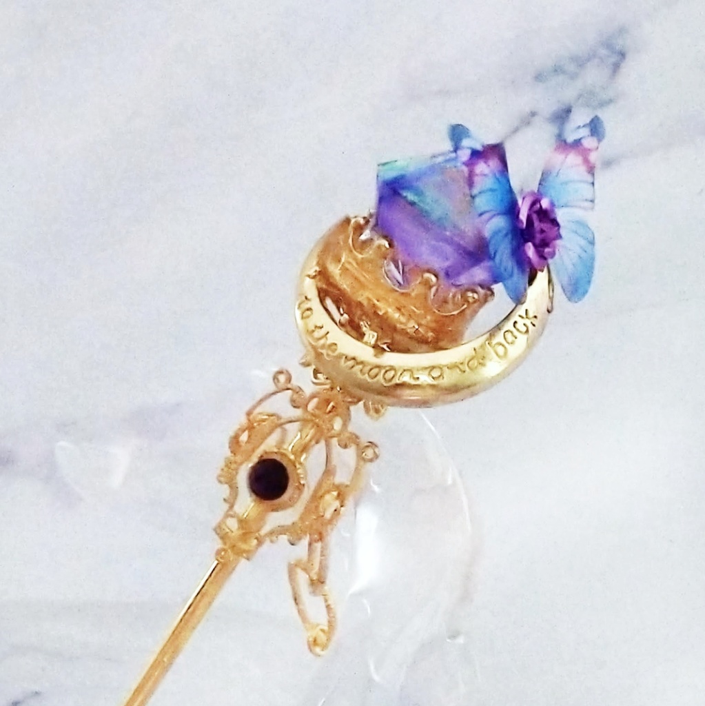 上級魔法の杖 全7色 かんざし ドール小物 オブジェ ハイウィザード専用 ゴールド 679〜685