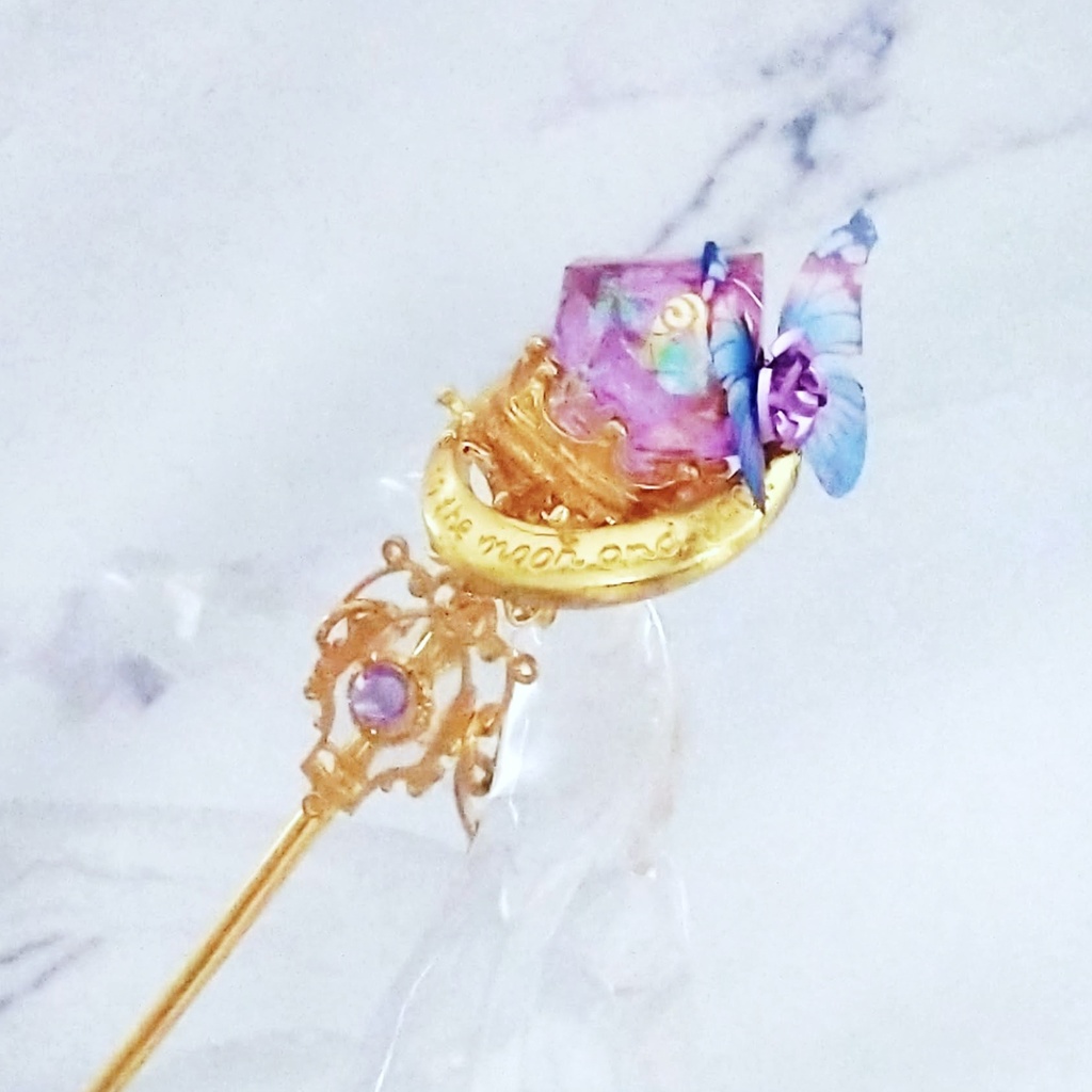 上級魔法の杖 全7色 かんざし ドール小物 オブジェ ハイウィザード専用 ゴールド 679〜685