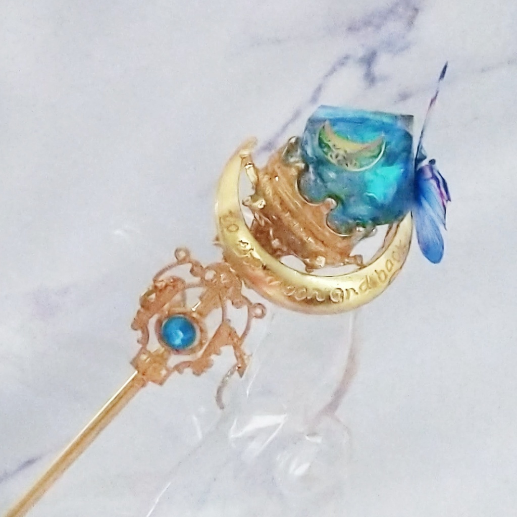 上級魔法の杖 全7色 かんざし ドール小物 オブジェ ハイウィザード専用 ゴールド 679〜685