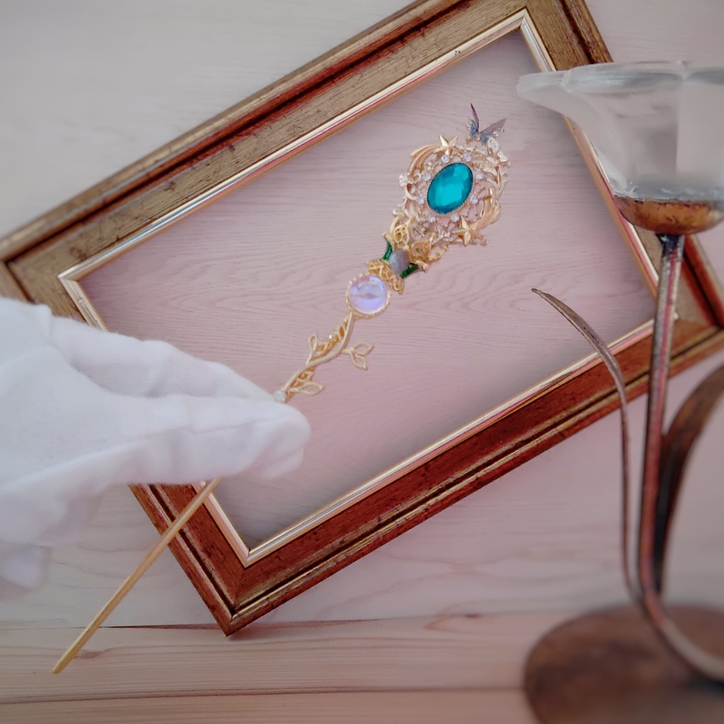 天地の杖 上級魔法 全3色 かんざし ドール小物 オブジェ ハイウィザード専用 ゴールド 729〜731