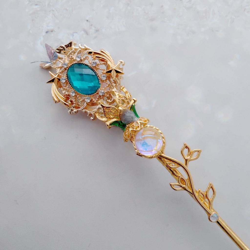 天地の杖 上級魔法 全3色 かんざし ドール小物 オブジェ ハイウィザード専用 ゴールド 729〜731