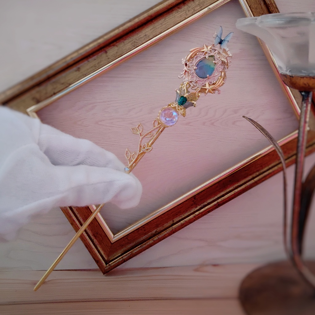 天地の杖 上級魔法 全3色 かんざし ドール小物 オブジェ ハイウィザード専用 ゴールド 729〜731