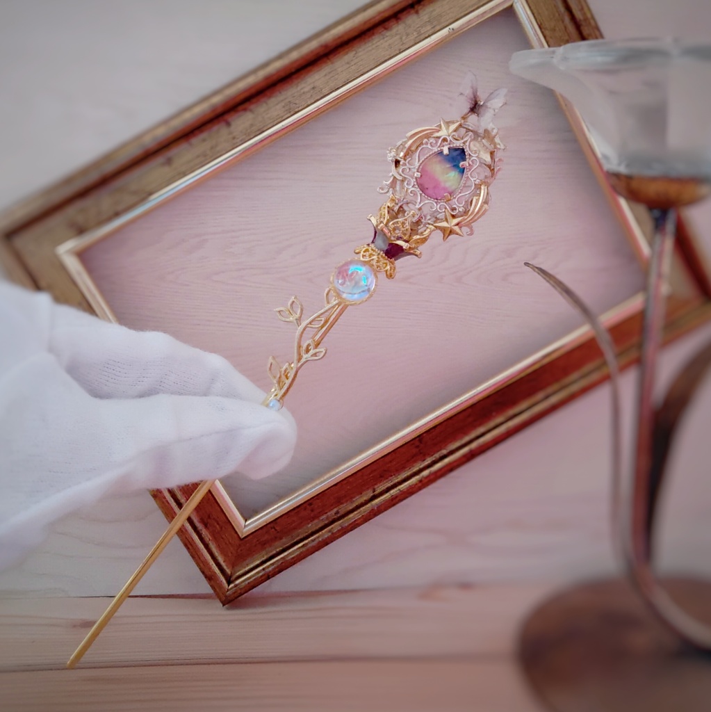 天地の杖 上級魔法 全3色 かんざし ドール小物 オブジェ ハイウィザード専用 ゴールド 729〜731