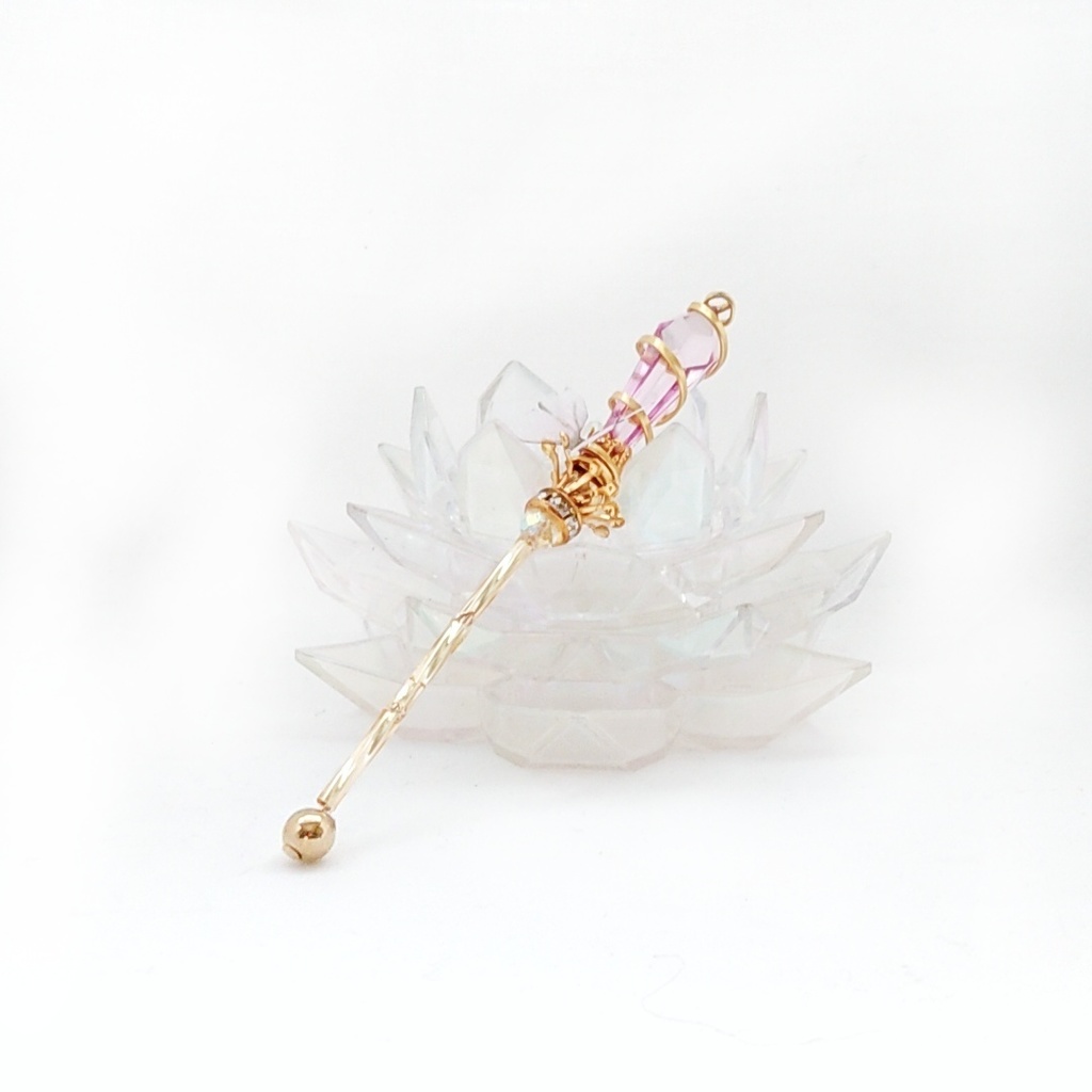 ドール用アイテム オブジェ インテリア 螺旋を描く願いの杖 ミニチュアver ゴールド 760〜765