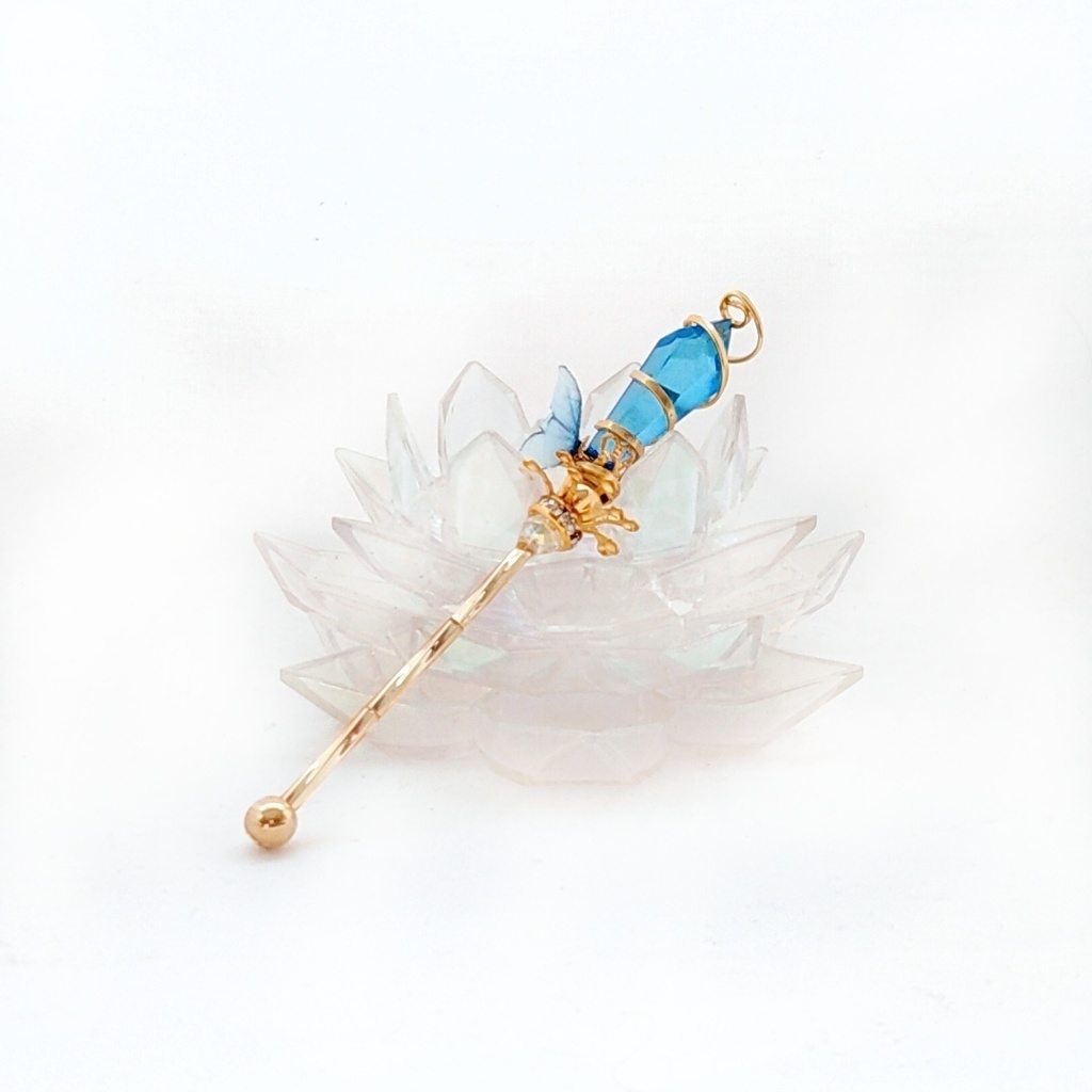 ドール用アイテム オブジェ インテリア 螺旋を描く願いの杖 ミニチュアver ゴールド 760〜765