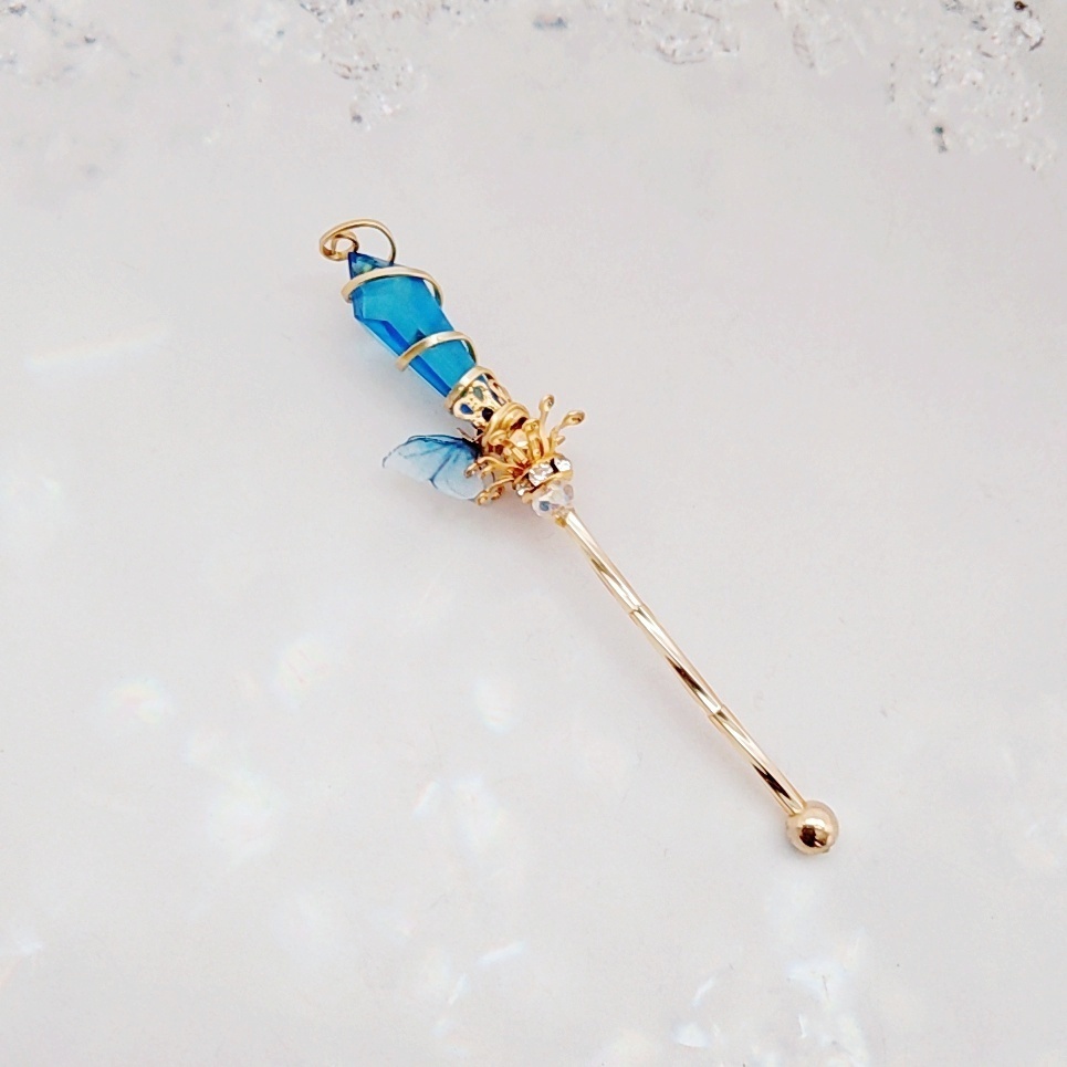 ドール用アイテム オブジェ インテリア 螺旋を描く願いの杖 ミニチュアver ゴールド 760〜765