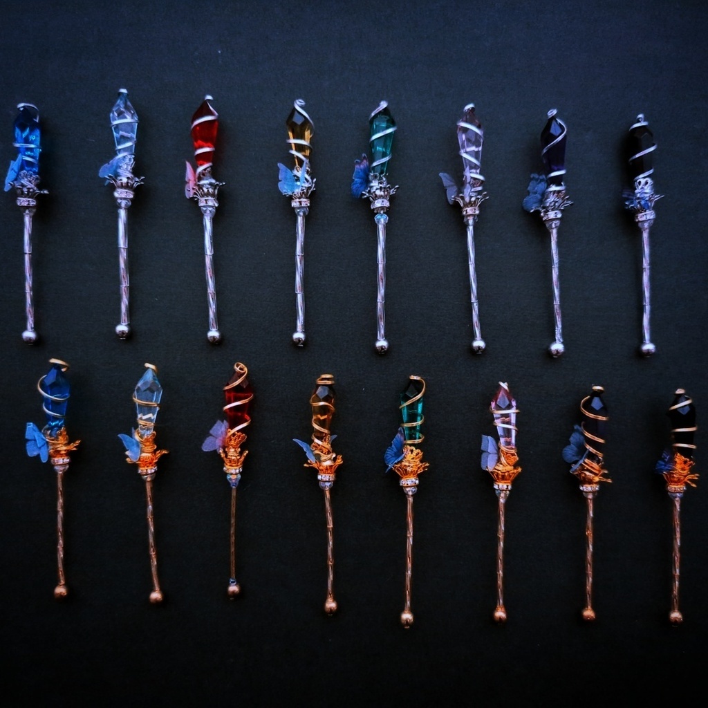 ドール用アイテム インテリア 螺旋を描く願いの杖 ミニチュアver 全8色 ゴールド 760〜765 912 920