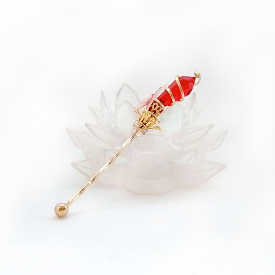 ドール用アイテム オブジェ インテリア 螺旋を描く願いの杖 ミニチュアver ゴールド 760〜765