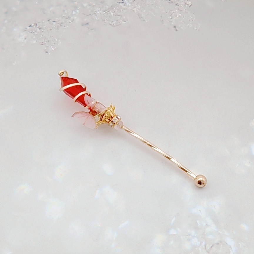 ドール用アイテム オブジェ インテリア 螺旋を描く願いの杖 ミニチュアver ゴールド 760〜765