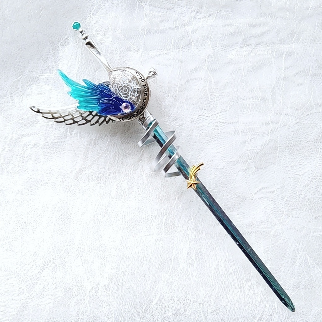 ドール用アイテム インテリア オブジェ ウイングソード スカイブルー レッド グリーン シルバー 812〜814