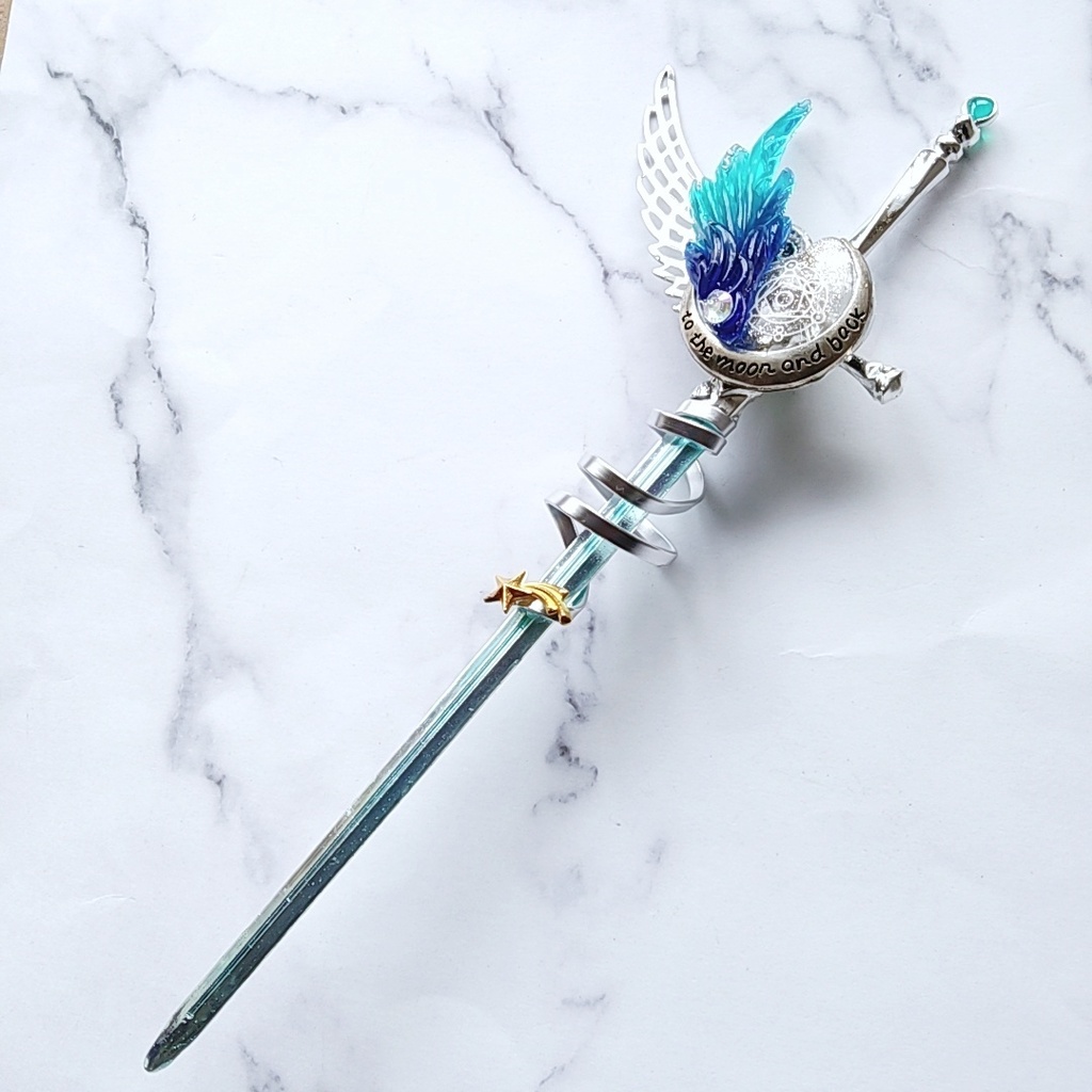 ドール用アイテム インテリア オブジェ ウイングソード スカイブルー レッド グリーン シルバー 812〜814