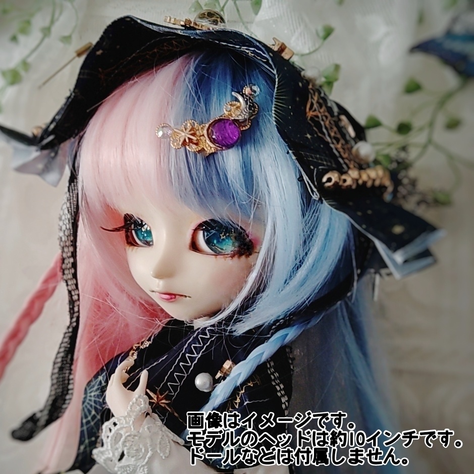 ドール　人間用　ミニヘアクリップ　　ブルー　スカイブルー　レッド　パープル　　ゴールド　815〜818