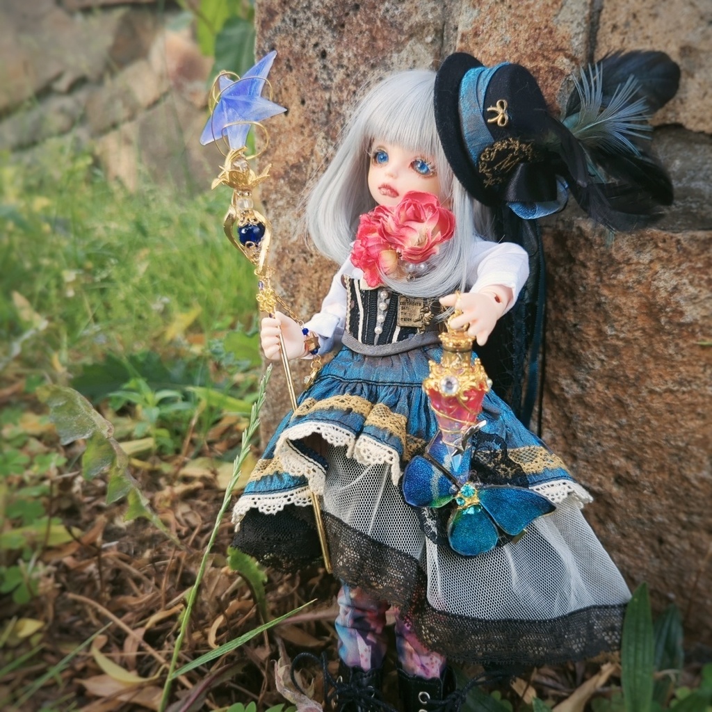 魔力(電池)で光る! 流星石ネックレス ゴールド 上級魔法 ハイウィザード専用 858〜861