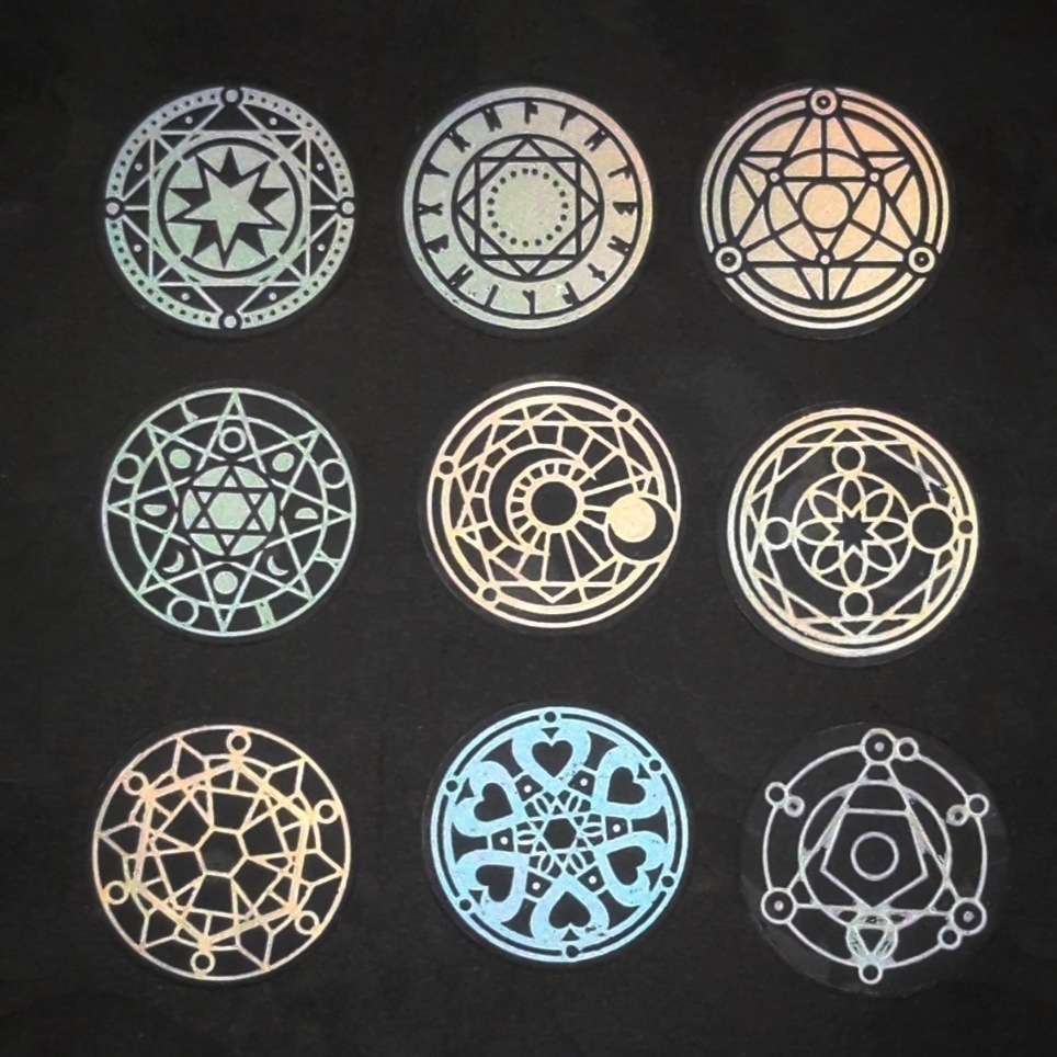 魔力(電池)で光る! 魔法陣の杖 シルバー 全3色 上級魔法 ハイウィザード専用 880〜882