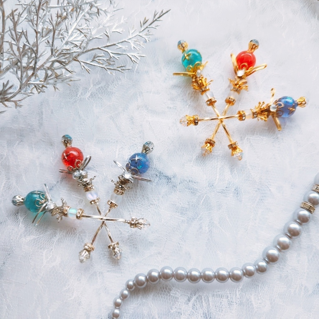 閉じ込められた宇宙の杖 上級魔法 ドール ミニチュア ゴールド シルバー 914〜919