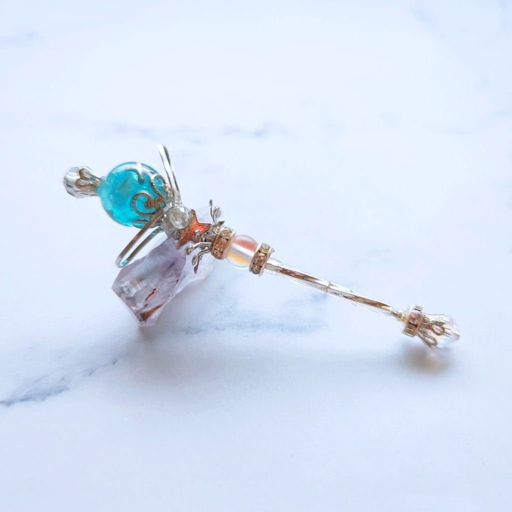 閉じ込められた宇宙の杖 上級魔法 ドール ミニチュア ゴールド シルバー 914〜919