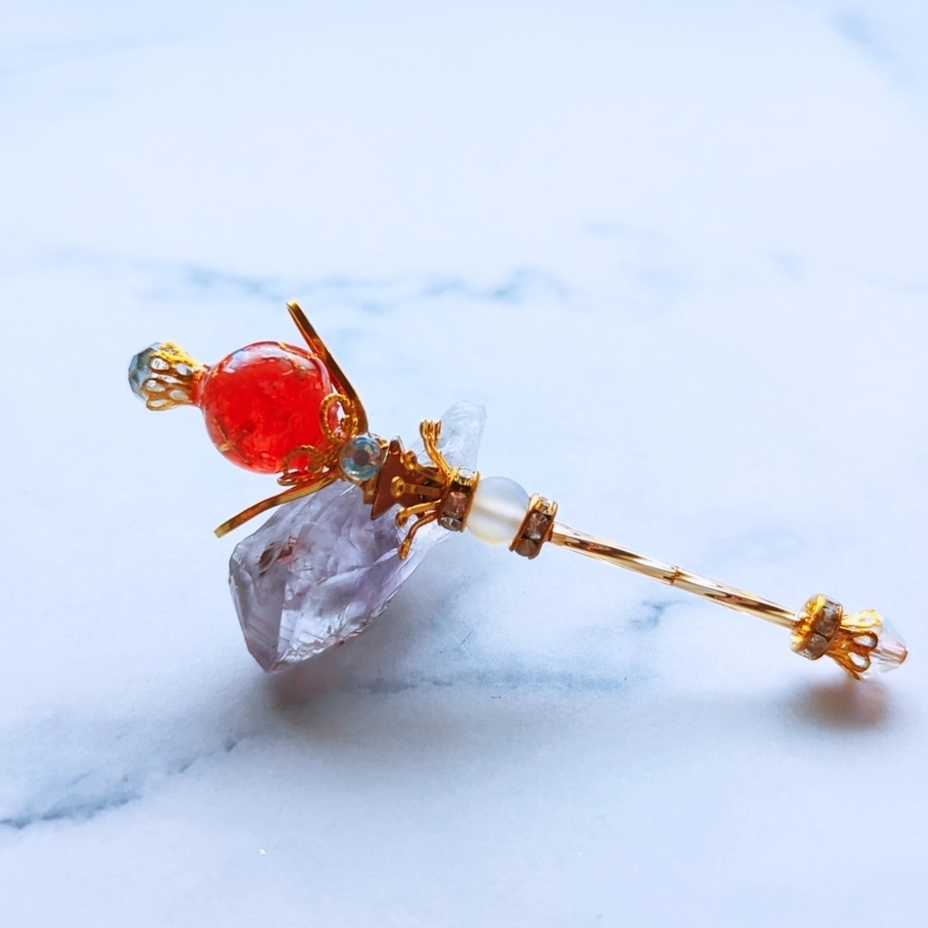 閉じ込められた宇宙の杖 上級魔法 ドール ミニチュア ゴールド シルバー 914〜919