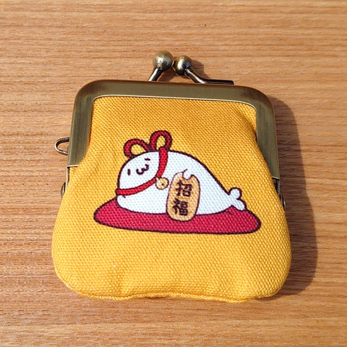 北海の魔獣あざらしさん ぷちがま口(招福)