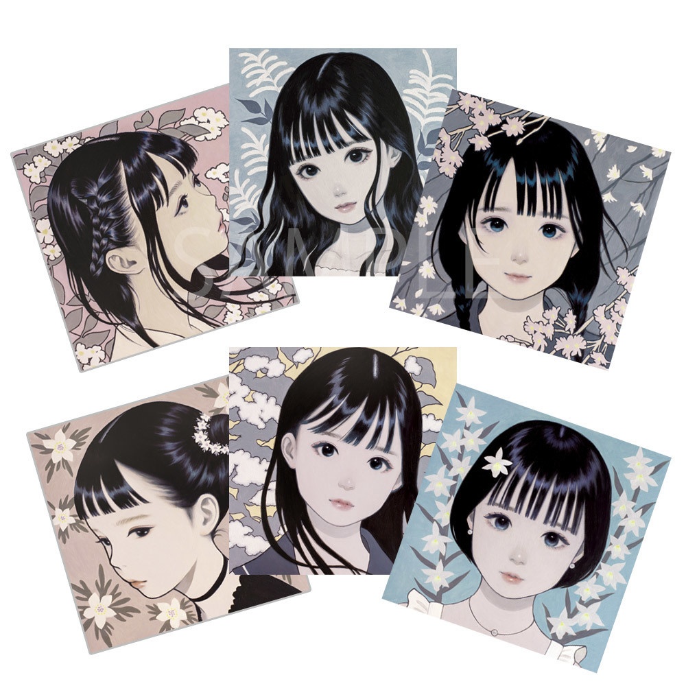 正方形ポストカード６枚セット