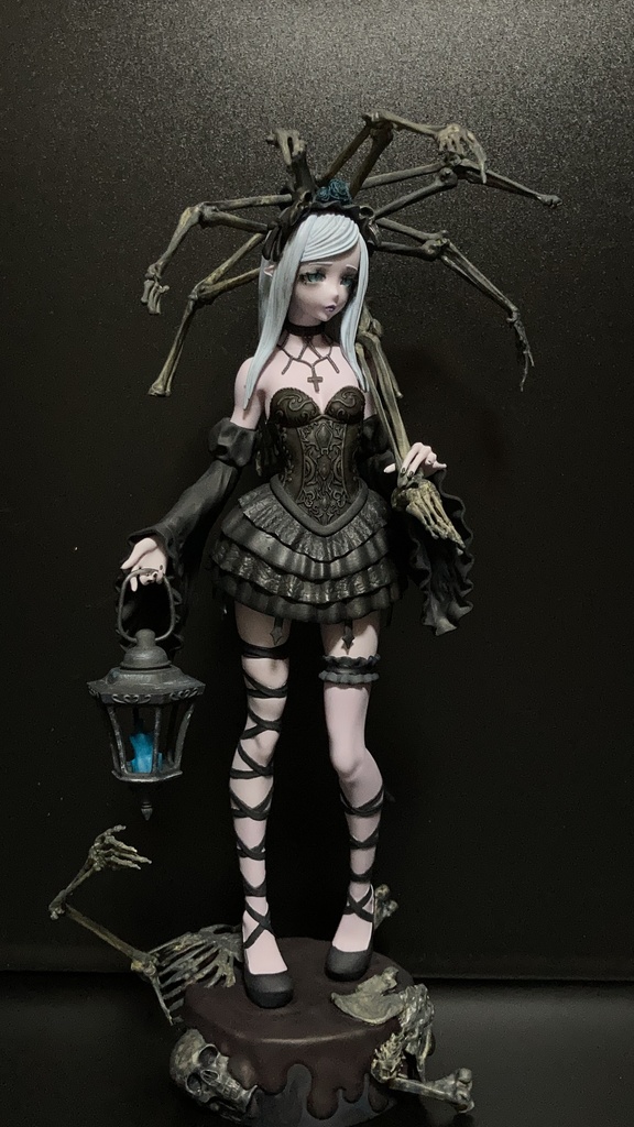 【 Goth Girl 】stl file & ctp file for 3D printing