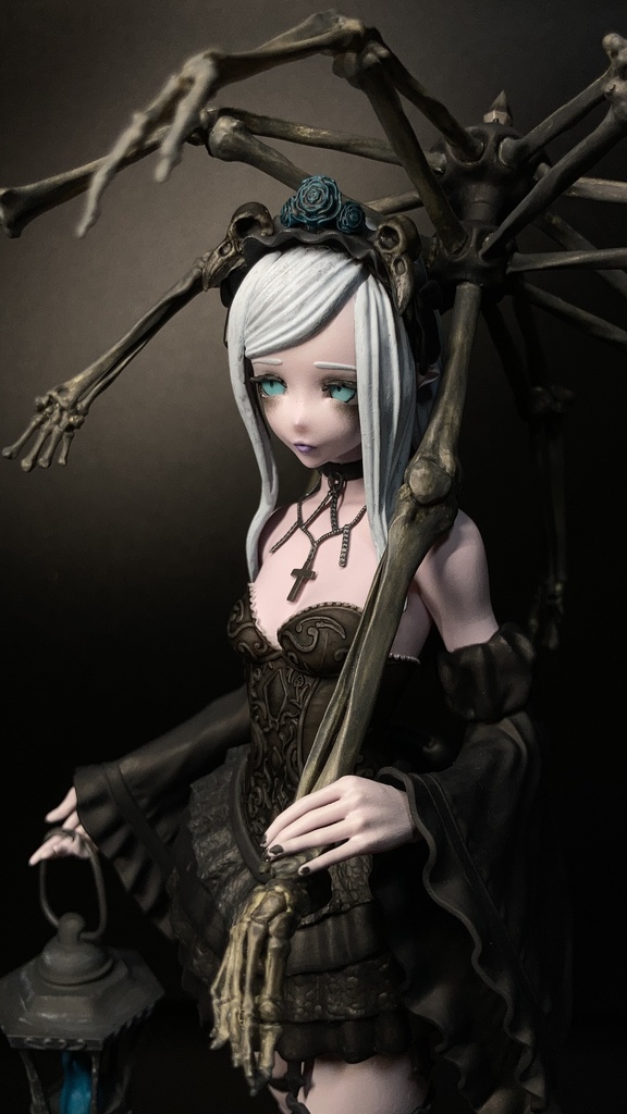 【 Goth Girl 】stl file & ctp file for 3D printing