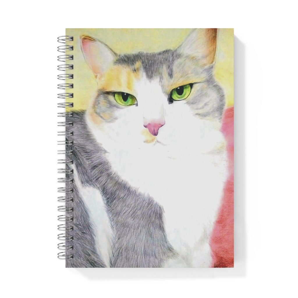 色鉛筆画猫ちゃんノート