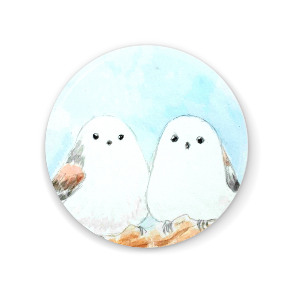 シマエナガちゃん缶ミラー