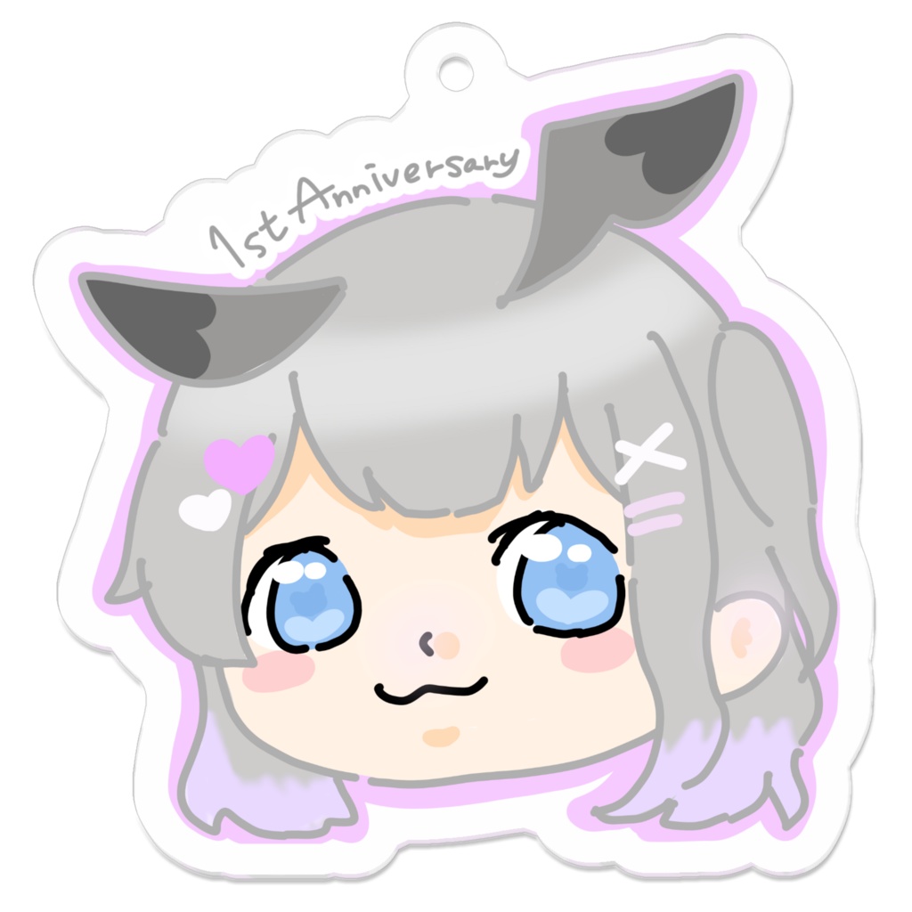 1周年アクキー〜うさみみ〜