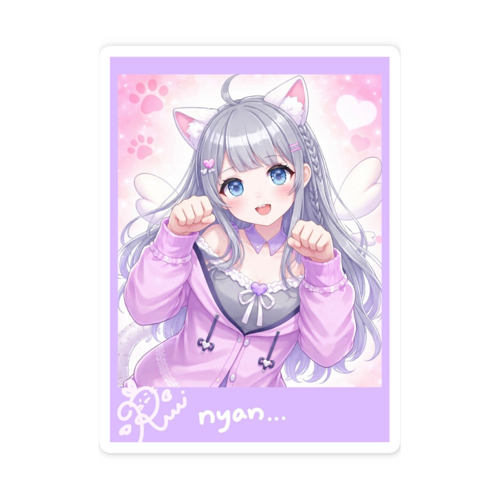 チェキ風ステッカー