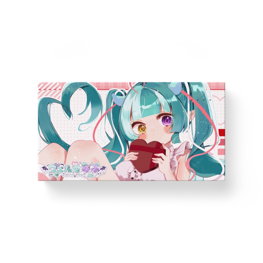 バレンタインイラストモバイルバッテリー