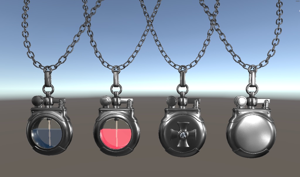 【#02】Lighter necklace