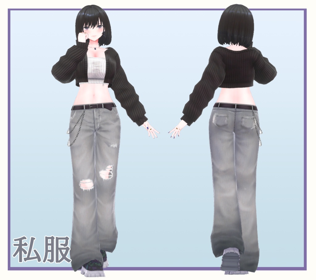 【オリジナル3Dモデル】綺 -Aya-