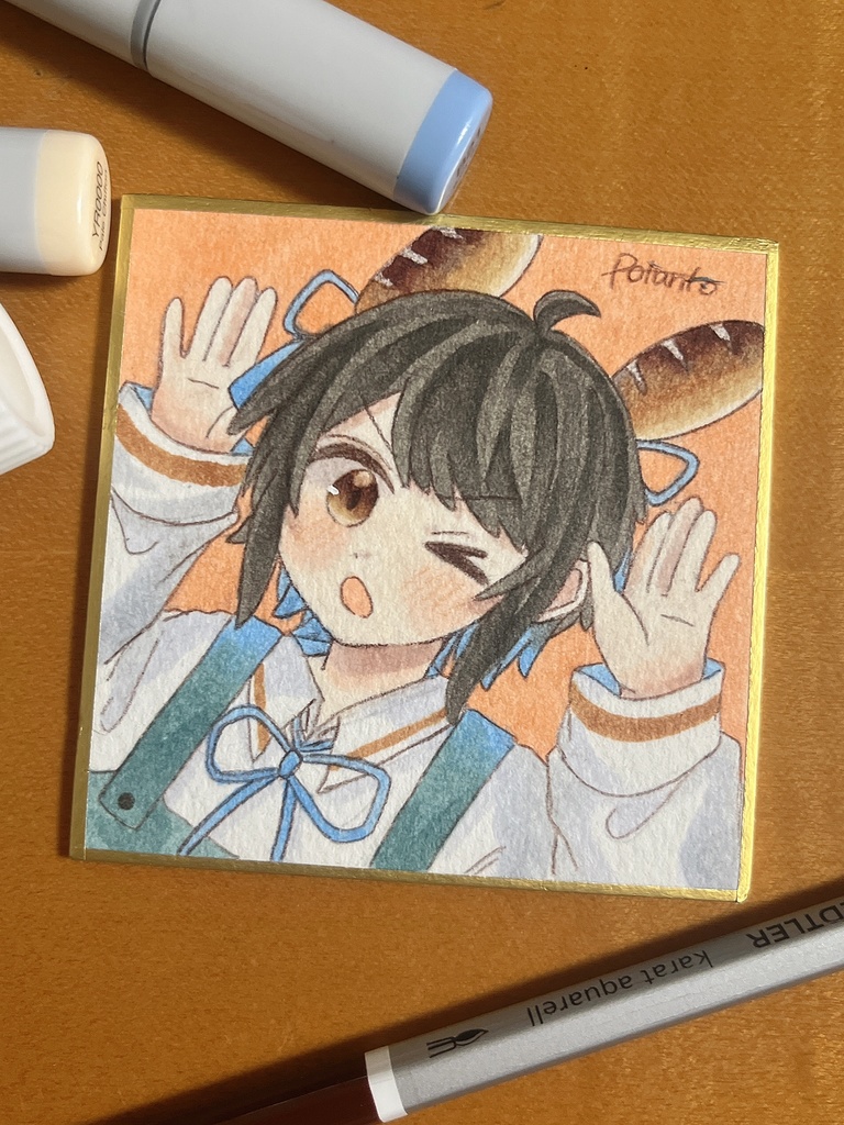 ミニ原画 色紙
