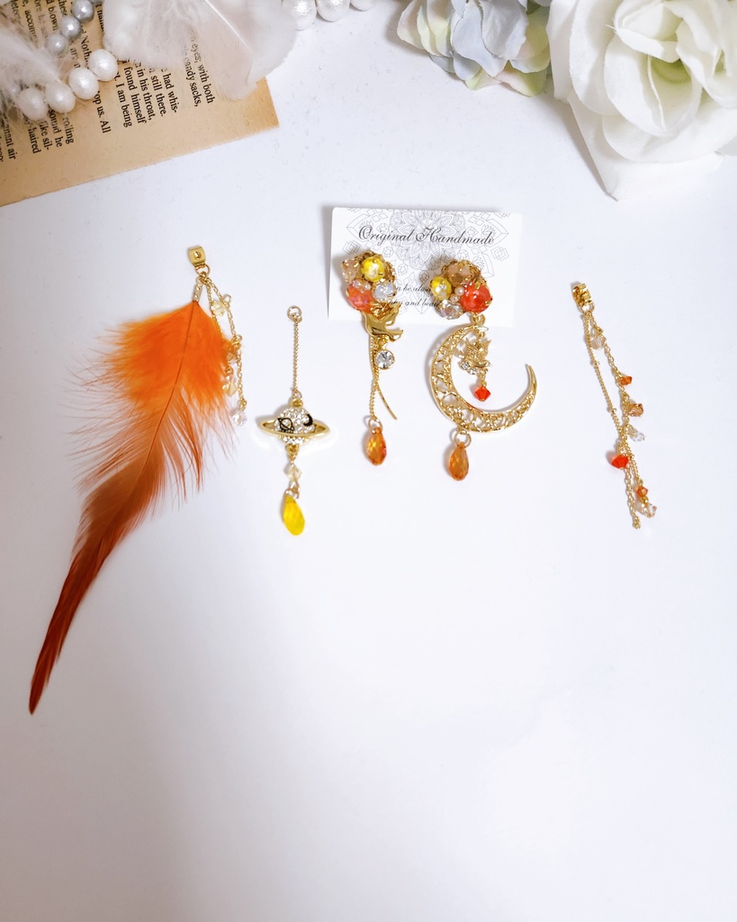 《★受注オーダー》【乃木様 オーダーページ】ビジュー2way,3wayピアス2点