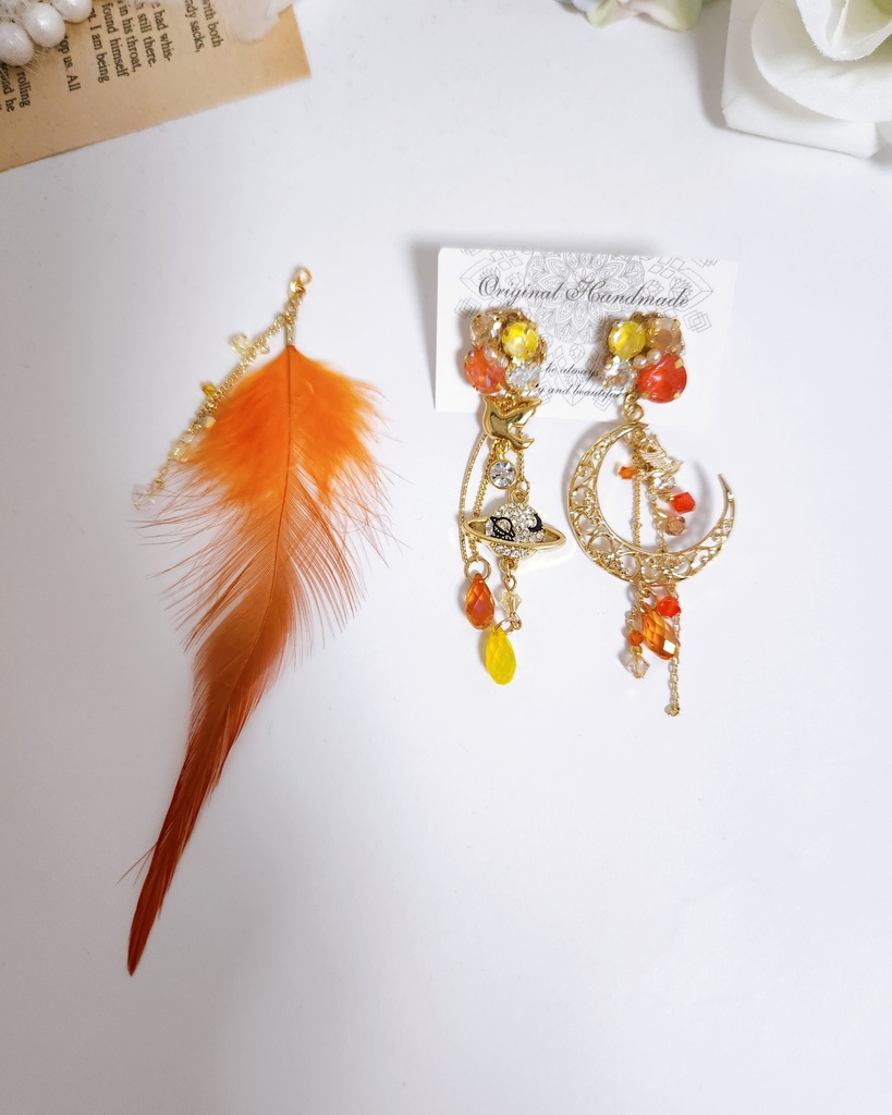 《★受注オーダー》【乃木様 オーダーページ】ビジュー2way,3wayピアス2点