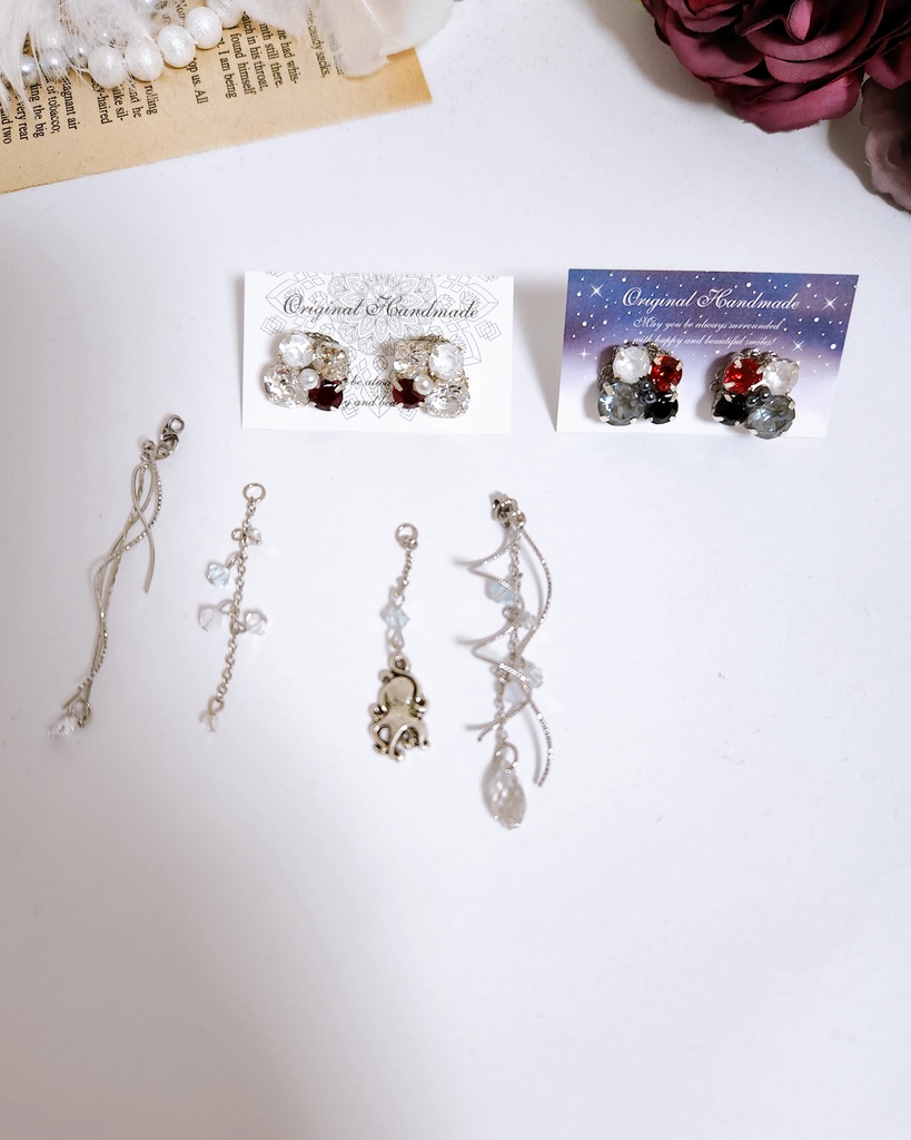 《★受注オーダー》【乃木様 オーダーページ】ビジューピアス3点