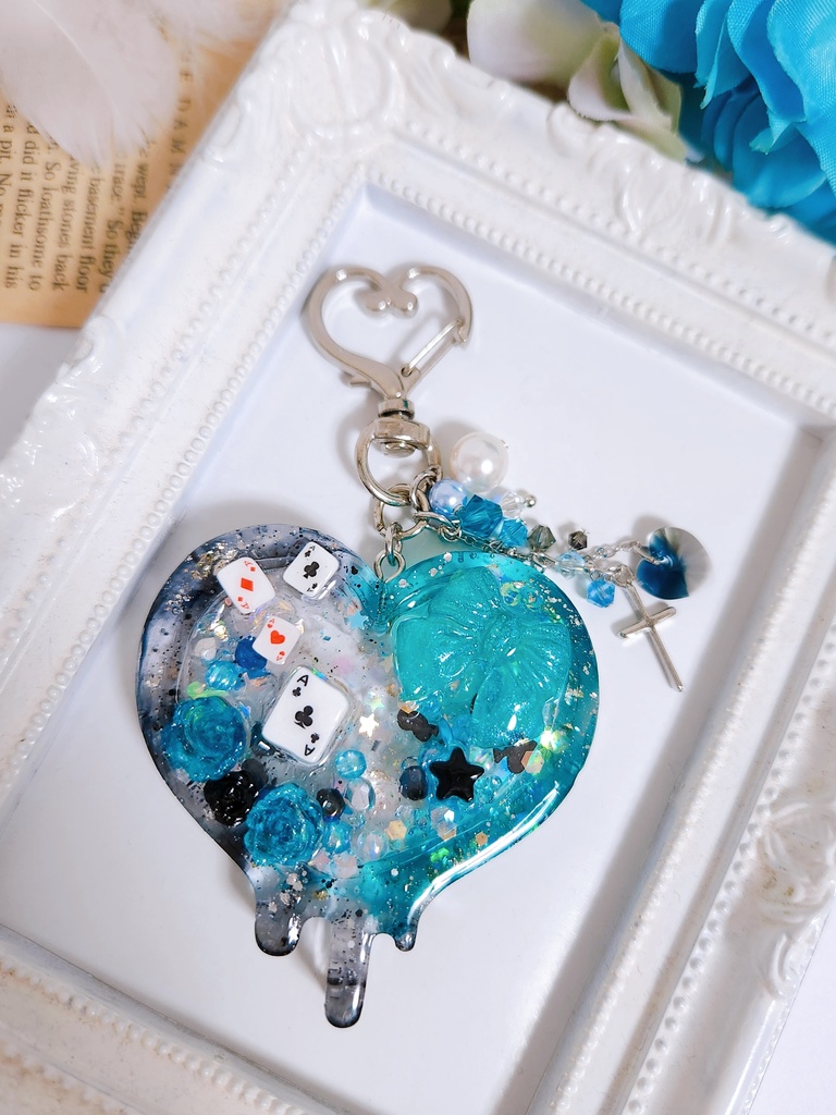 【 ~It's Show Time!!~ 】メルティーハートのシャカシャカキーホルダー -キーホルダーver.-