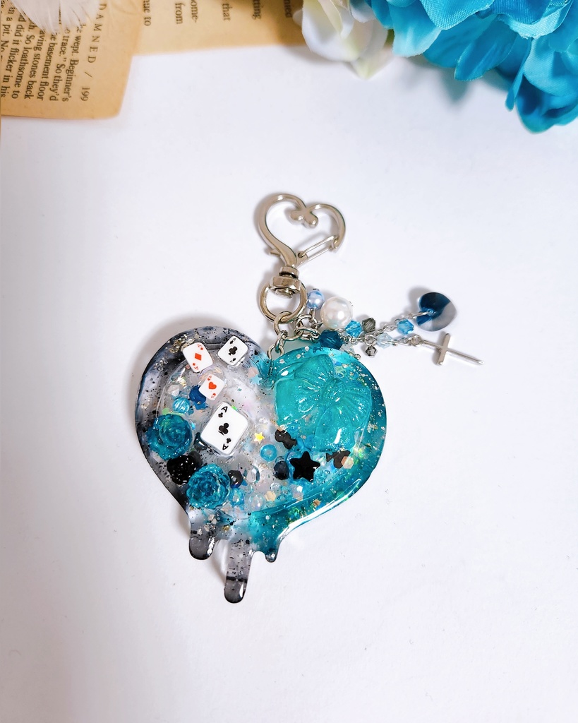 【 ~It's Show Time!!~ 】メルティーハートのシャカシャカキーホルダー -キーホルダーver.-