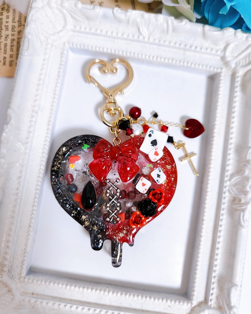 【 ~It's Show Time!!~ 】メルティーハートのシャカシャカキーホルダー -キーホルダーver.-