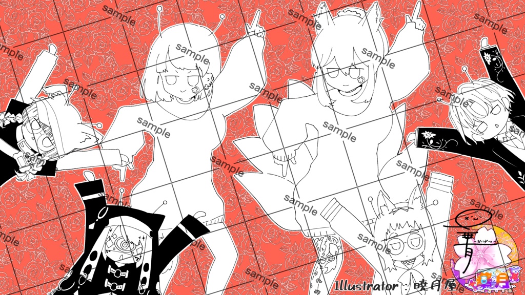 PC用壁紙ー夏の歌ってみた祭り編ー