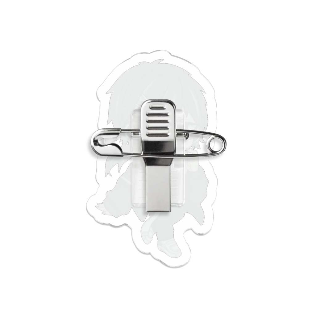 黒銀歌流譜 アクリルバッジ