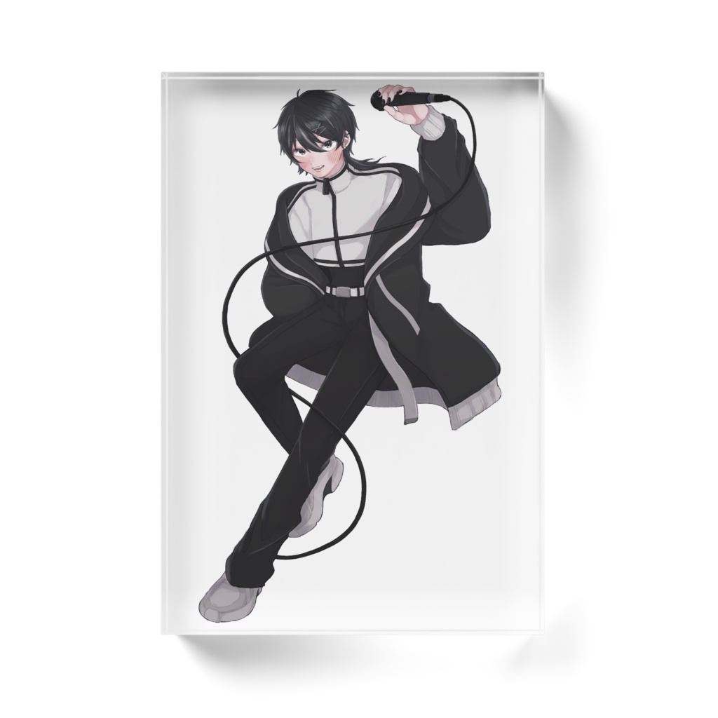 【新キービジュアル】黒銀歌流譜 アクリルブロック